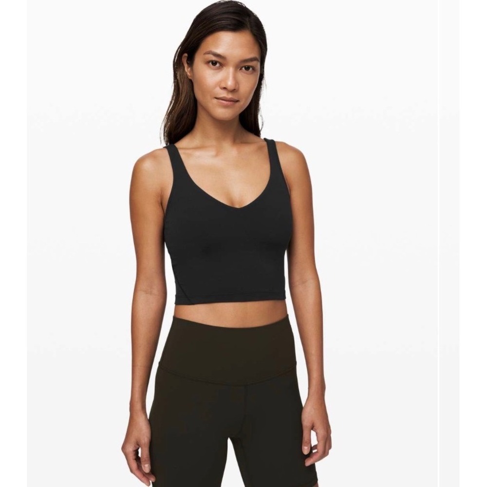 Lululemon Align Tank Sports Bra Black Womens 2 w/padding Yoga Athleisure W1CW4S